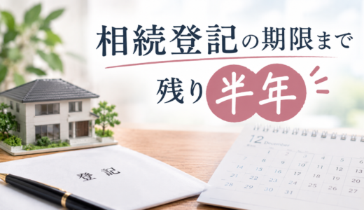 相続登記の期限まで残り半年｜2027年3月31日を過ぎると過料10万円、実家の名義変更は今すぐ確認を