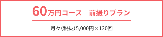 30万円コース　前撮りプラン